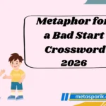 Metaphor for a Bad Start2026