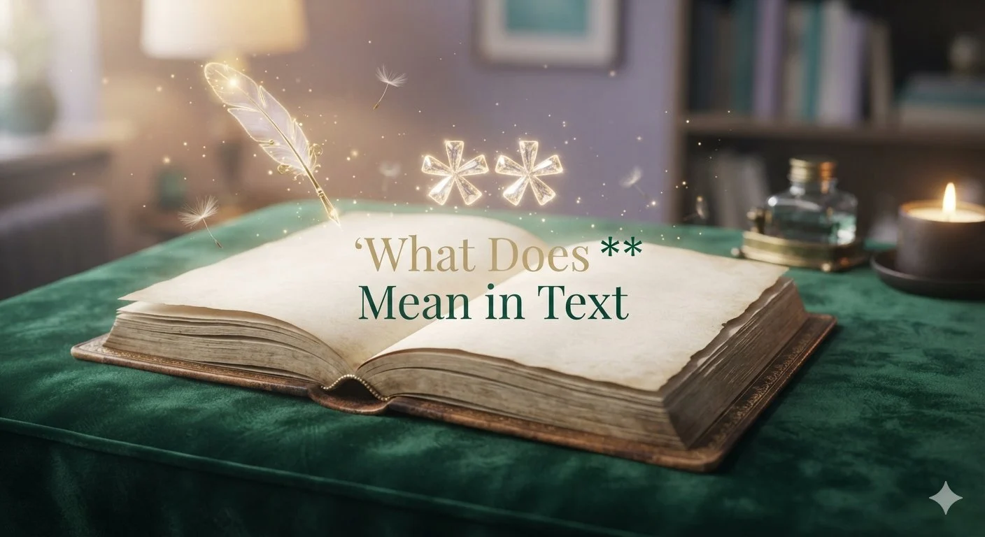 What Does ** Mean2026