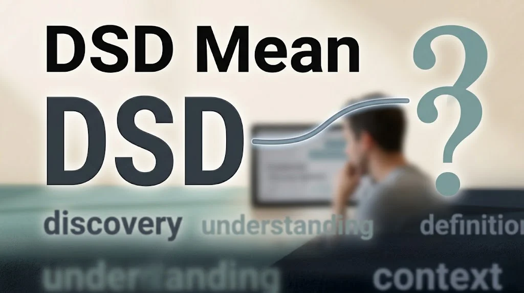 DSD mean 2026