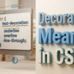 Decoration Mean in CSS?2026